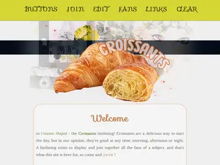 CRESCENT SHAPED & & CROISSANTS Fanlisting       