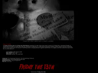 FRIDAY THE 13TH SERIES FANLISTING