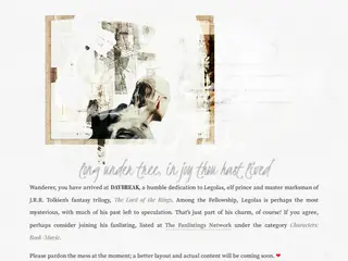 𝔇 a y b r e a k   ⁂   legolas of lord of the rings