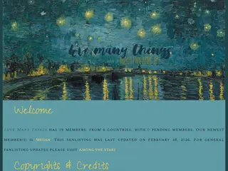 Love Many Things - The Vincent van Gogh Fanlisting