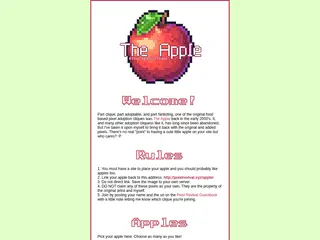 The APPLE | apple adoptable clique