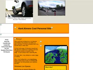 Kent Ahrens Cool Personal Site