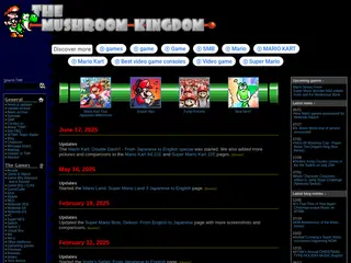 The Mushroom Kingdom: Super Mario Bros. downloads and information