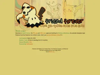 FRIEND forEVER {{ mimikyu from pokemon {{ friendlisting