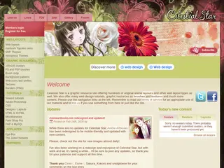 Premade graphics and graphic resources... a web design resource | Celestial Star