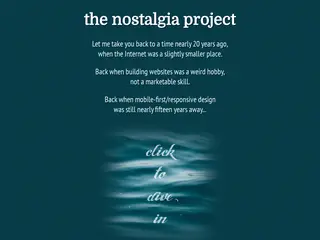 n o s t a l g i a « p r o j e c t «