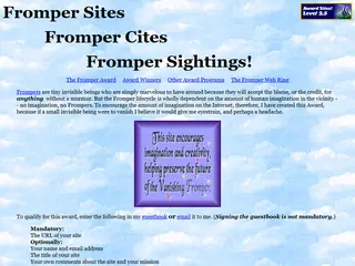 Save Our Vanishing Frompers!