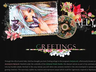 aelysia ⌜ dot ⌟ net     ✧     cradle of the astralspire network