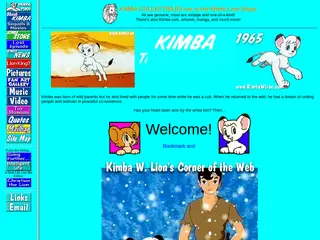 Kimba The White Lion: Kimba W. Lion's Corner of the Web