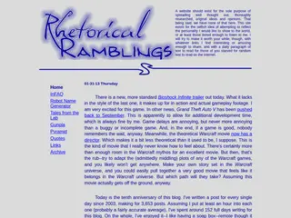 Rhetorical Ramblings