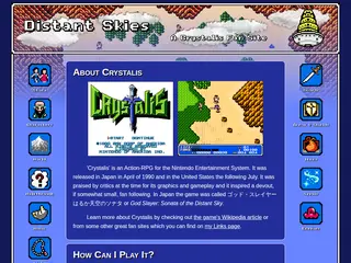 Distant Skies - A Crystalis Fan Site