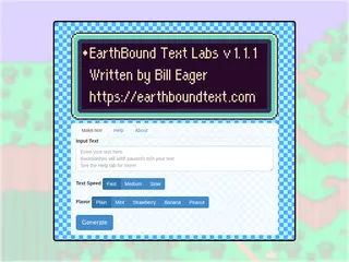 Earthbound Text Labs by Bill Eager