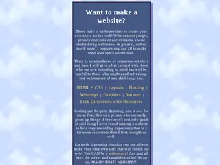 Want to make a website?