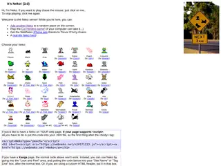 *NEKO* Welcome to the Web Neko Server!