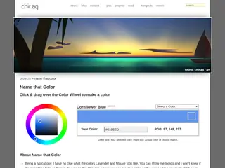 Name that Color - Chirag Mehta : chir.ag