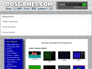 DOSGames.com Free DOS game downloads - Over 2,000 games!