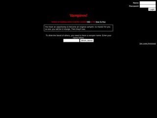 Vampires! The Dark Alleyway