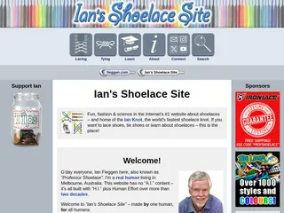 Ian's Shoelace Site