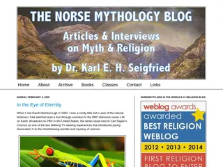 The Norse Mythology Blog | norsemyth.org | Articles & Interviews on Myth & Religion