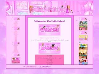 Dollz Palace - oldweb dollz, glitters and graphics