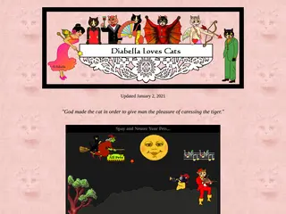 Diabella Loves Cats: Dressed Cat Graphics/Kings Highway Cat Rescue