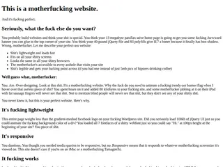 Motherfucking Website