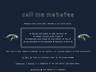 a planet-ee of manatees