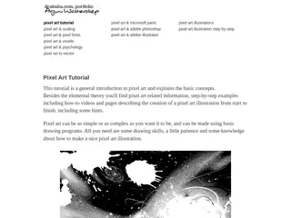 pixel art tutorial :: drububu's pixel art tutorial