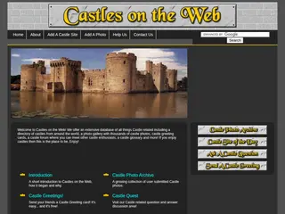 Castles on the Web offers castle links, castle photos, castle site of the day, castles for kids, free castle web pages and more!