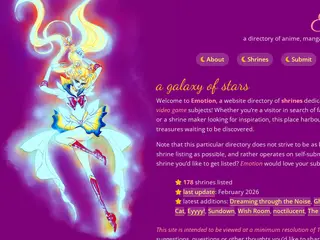 Emotion ✦ a directory of anime, manga and video game shrines