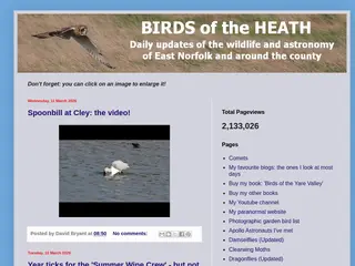 Birds of the Heath: Norfolk birdlife and astronomy