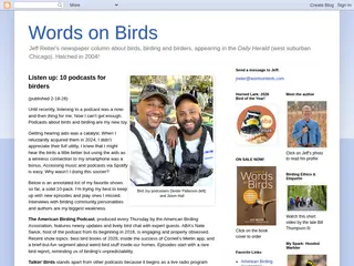 Words on Birds