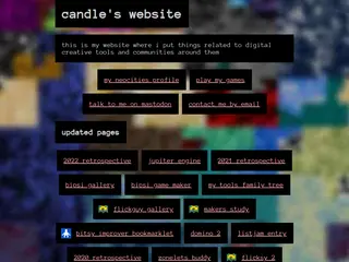 candle's website