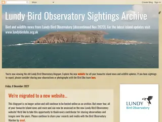Lundy Bird Observatory Sightings Archive