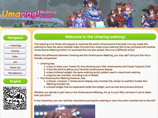 Umaring! Webring Derby