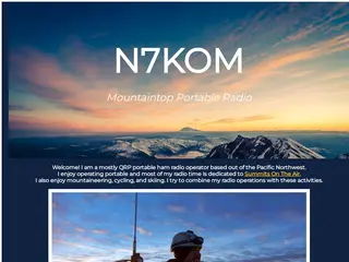 N7KOM Mountaintop Portable Radio
