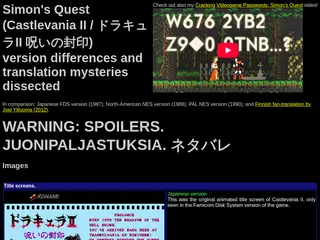 Simon's Quest dissected