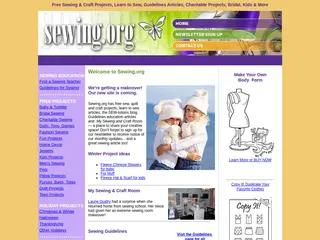 Free sewing projects, free learn to sew articles, charitable sewing, my sewing room , bridal and more