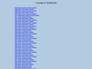 Catalogs & Wishbooks