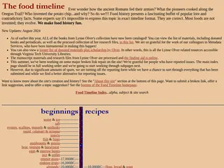 Food Timeline: food history research service