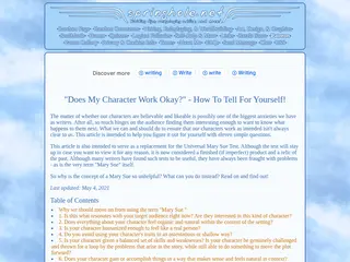 "Does My Character Work Okay?" - How To Tell For Yourself! - Springhole.net