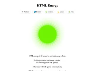html energy