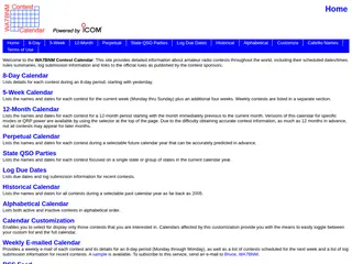 WA7BNM Contest Calendar: Home