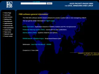 F6FBB Pages: FBB Packet-Radio BBS