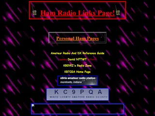 KB7TBT Ham Radio Links Page