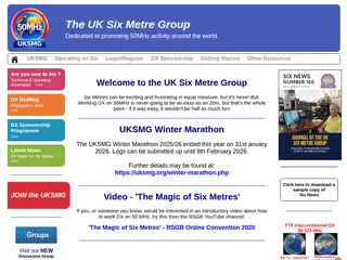 ! LIVE - Landing Page - The UK Six Metre Group