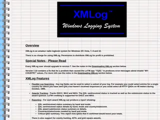 XMLog - Amateur Radio Logbook System for Windows