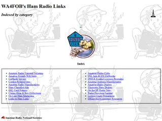 WA4FOB's Ham Radio Links Page