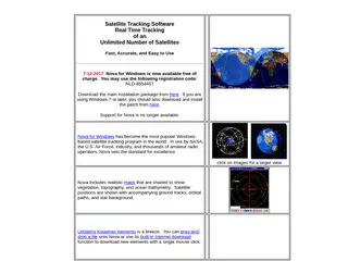 Satellite Tracking Software