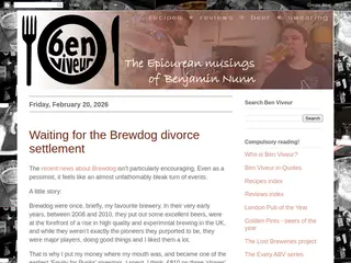 Ben Viveur: Waiting for the Brewdog divorce settlement